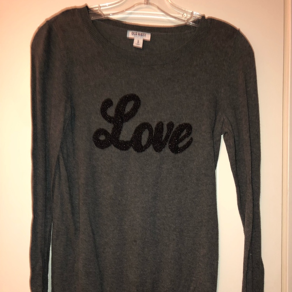 Old Navy grey sweater